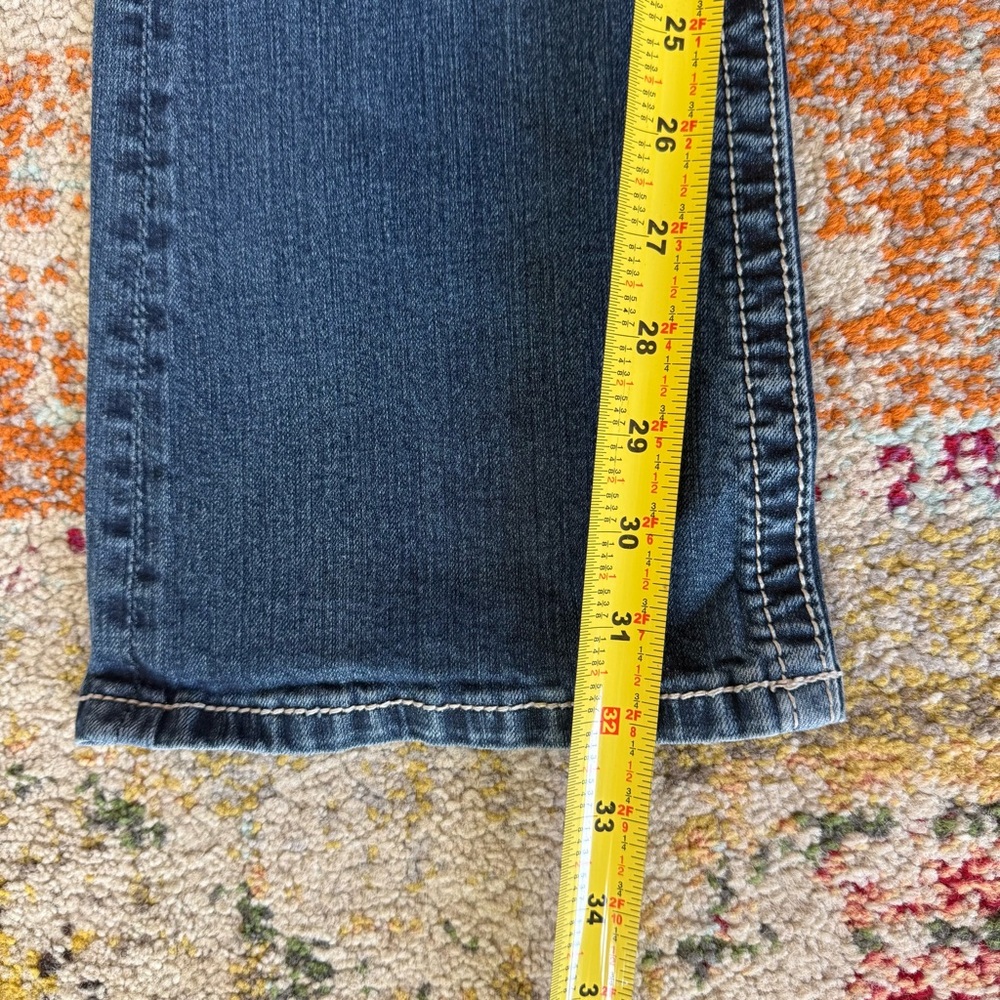 Miss Me Angel Wing Rhinestone Flap Pocket Bootcut Jeans - Picture 11 of 11